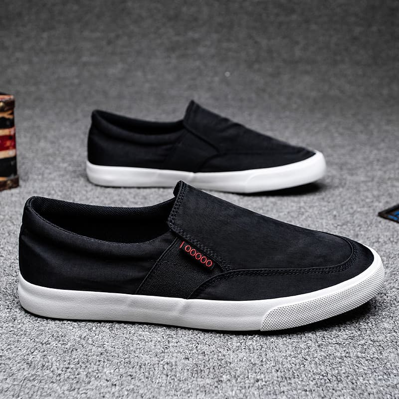 Sapatos de lona da moda deslizamento-On preguiçoso sapatos de condução masculino 2026 novo estilo verão respirável tênis
