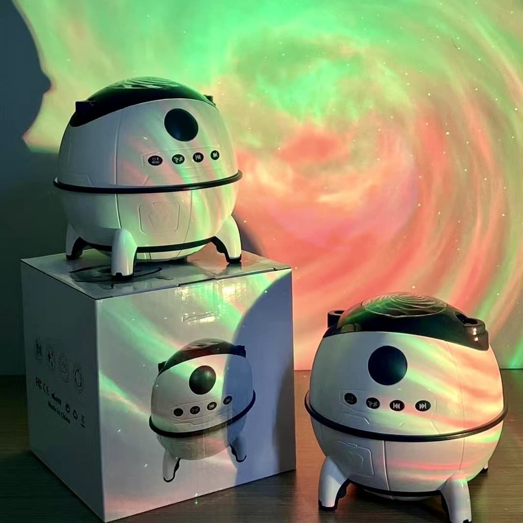 Projetor de Luz star sky Áudio com bluetooth ,Lâmpada star para cápsula espacial