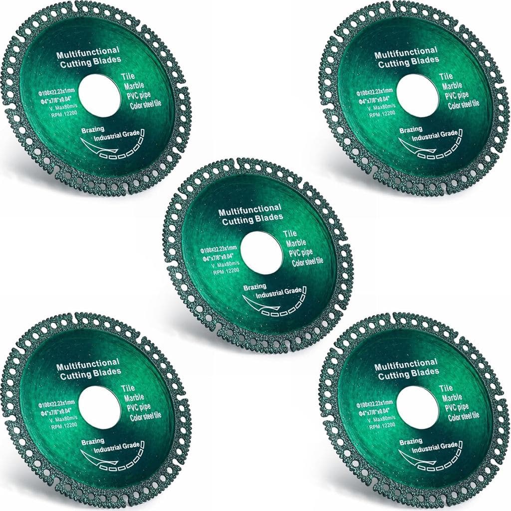 ‎ Pacote com 5 Discos Indestrutíveis de 4 Polegadas para Esmerilhadeira, Disco Indestrutível 2.0 para Esmerilhadeira Ang