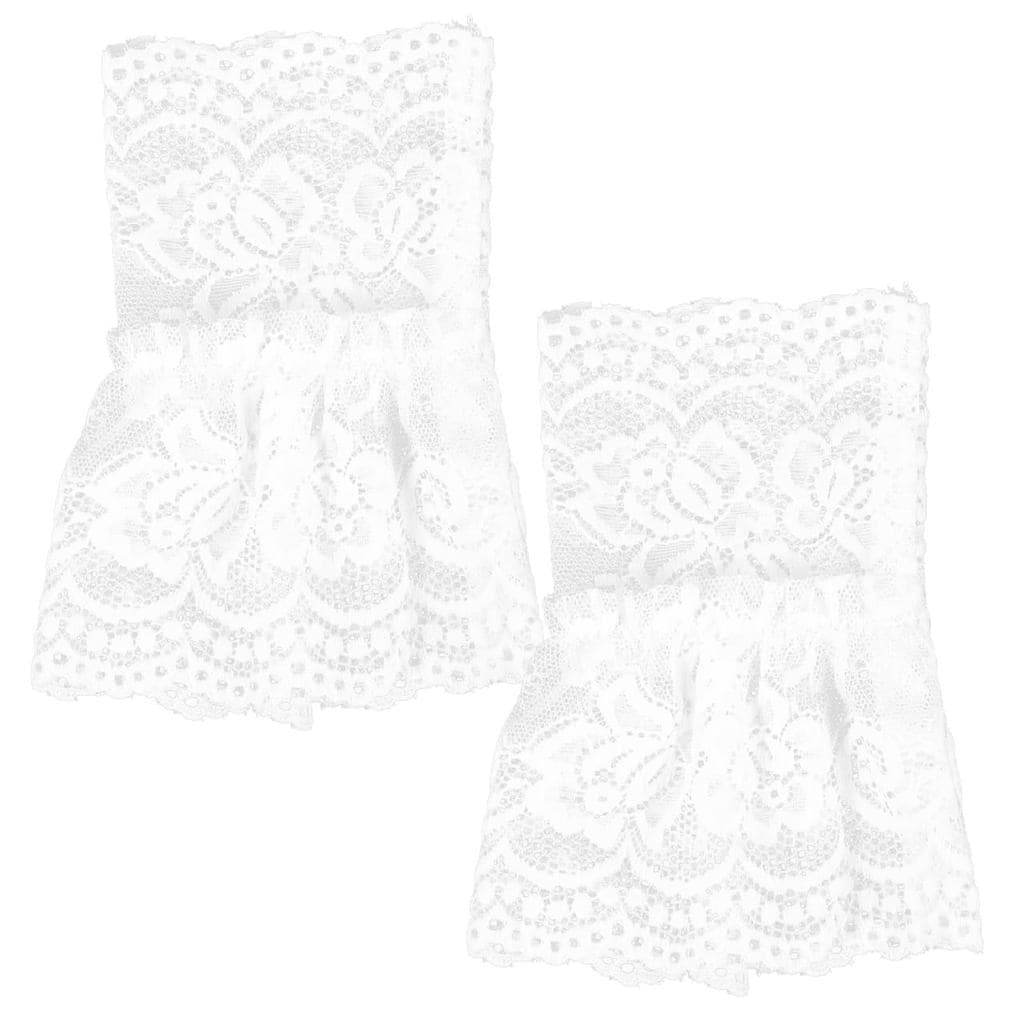 Beaupretty - 1 Par de Punhos de Renda Elásticos Sem Dedos para Mulheres, Acessórios de Moda e Fotografia de Arte de Unha