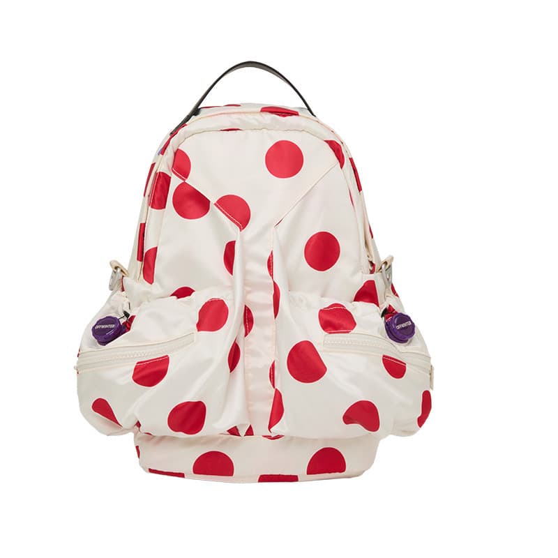 OFFWINTER Space Series Polka Dot Rocket Bag Mochila de tecido de alta qualidade Mochila diária para viagem