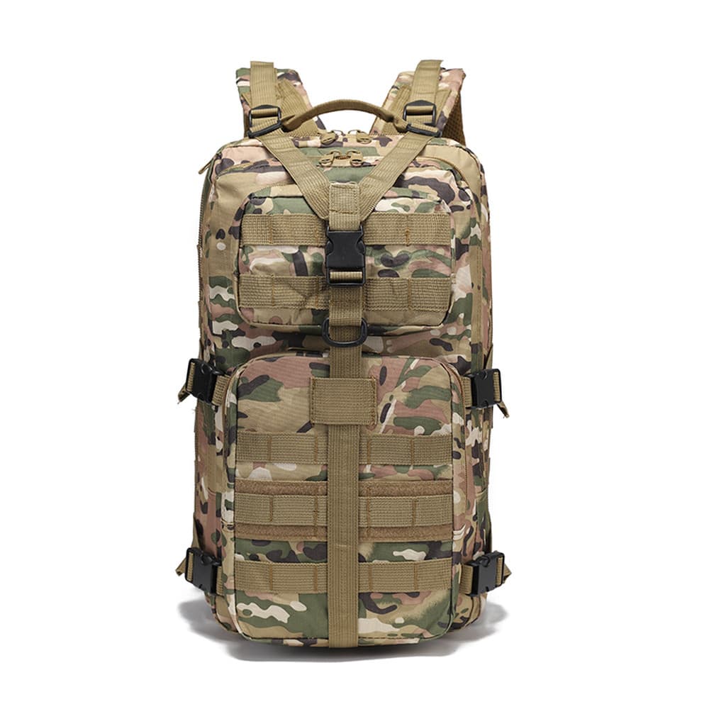 Camuflagem ao ar livre COS mochila tática lazer 3P montanhismo esportes viagem acampamento multifuncional marcha mochila