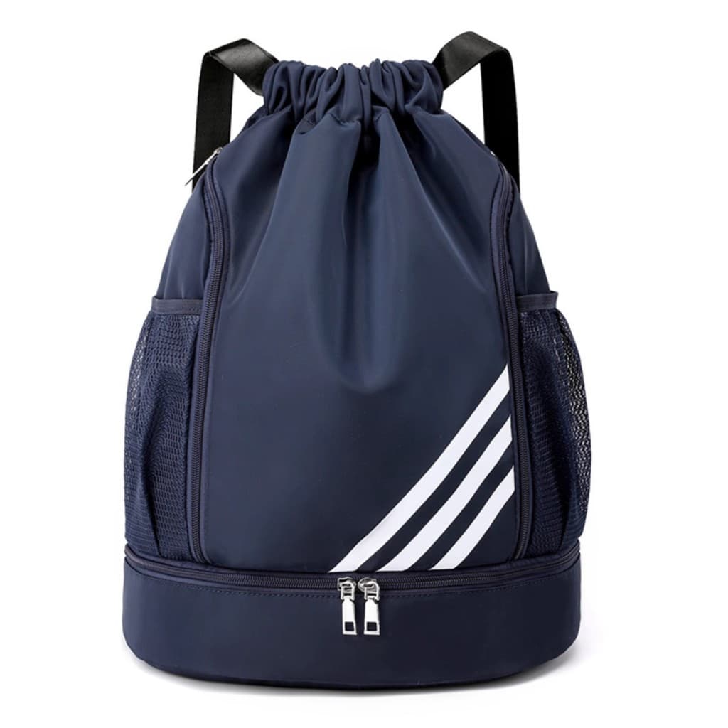 Mochila com cordão, mochila com cordão, grande capacidade, à prova d'água, treinamento de basquete, equipamento de futeb