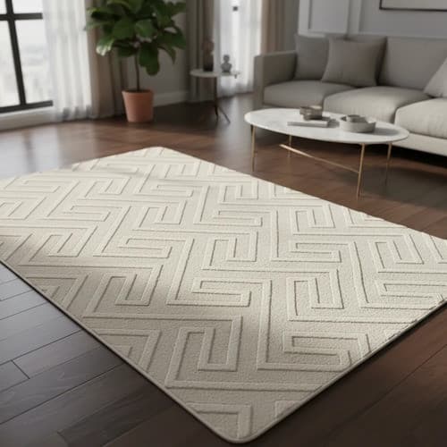 Tapete Sala Quarto Com Relevo 3d Atlanta 2,00x1,40 Harmonia