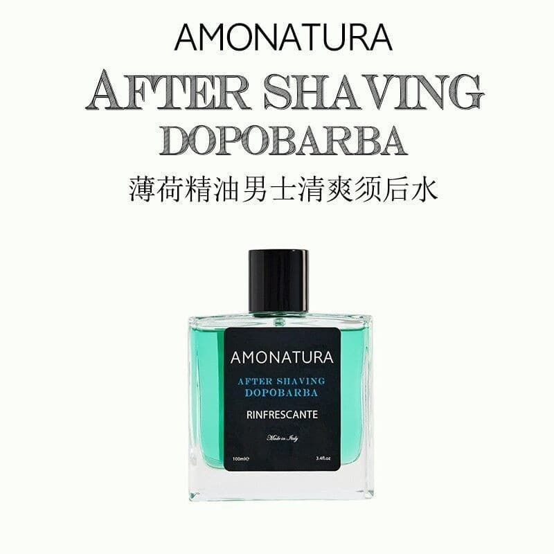 Itália Importado AMONATURA Água Pós-barba Masculina Eucalipto Menta Calmante Toner Hidratante para a Pele