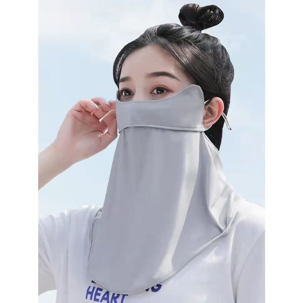 Deusa Ice Silk Protetor Solar Máscara Capa Longa Proteção para os Olhos Canto Pescoço Proteção Equitação ao Ar Livre Tot