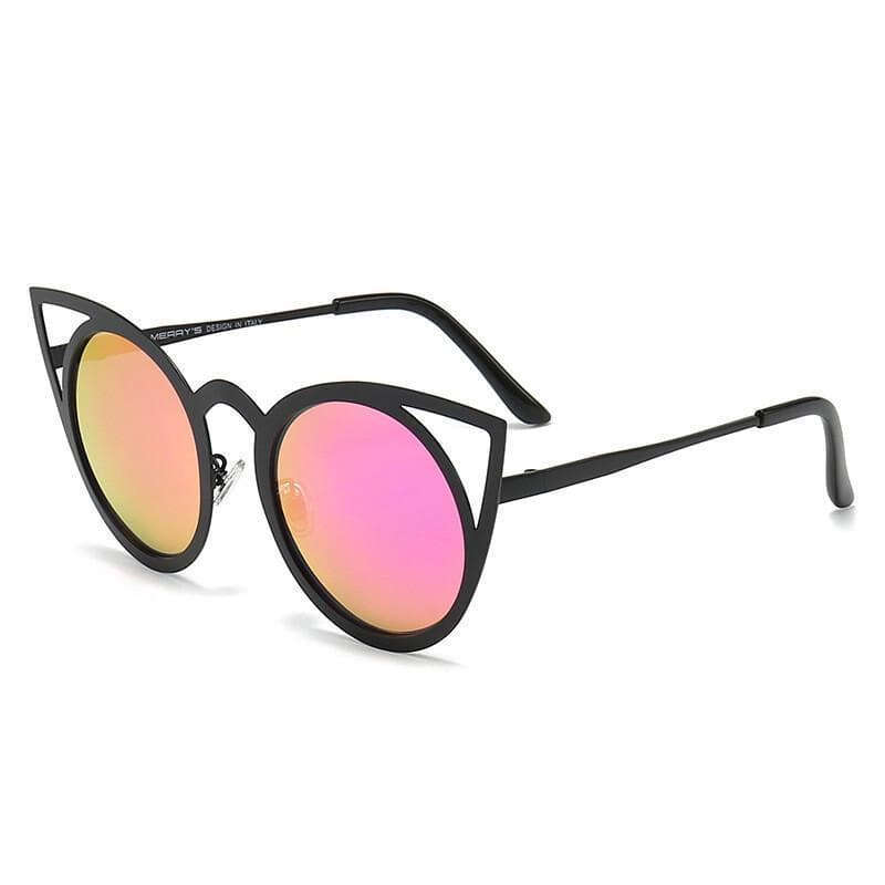 Óculos de Sol Estilo Orelha de Gato, Óculos de Sol Retro e Fofos para Homens e Mulheres, Óculos de Sol Coloridos com Arm