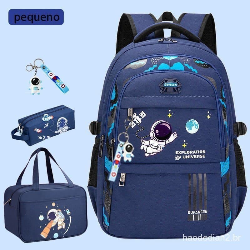 Mochila de Astronauta de Grande Capacidade para Meninos e Meninas W5A1