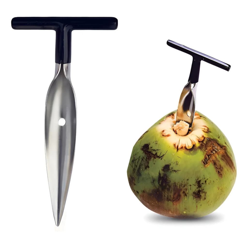 Furador/Abridor De Coco Verde Prático.