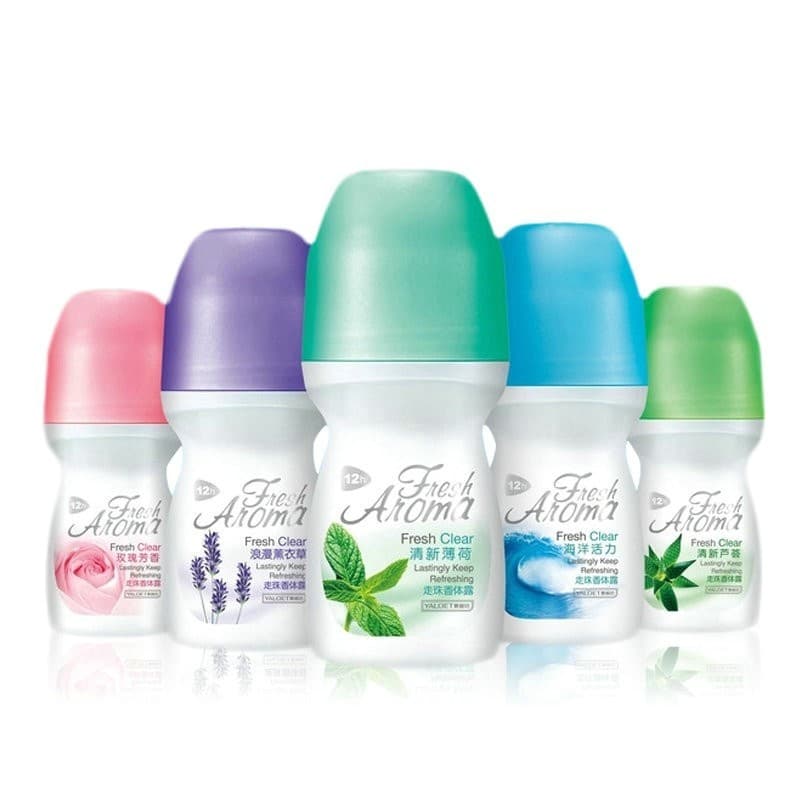 Ya Yalijie Loção Antitranspirante Romântica Lavanda 55ml Fragrância Desodorante Roll-On Senhoras Loção Roll-On Cuidados
