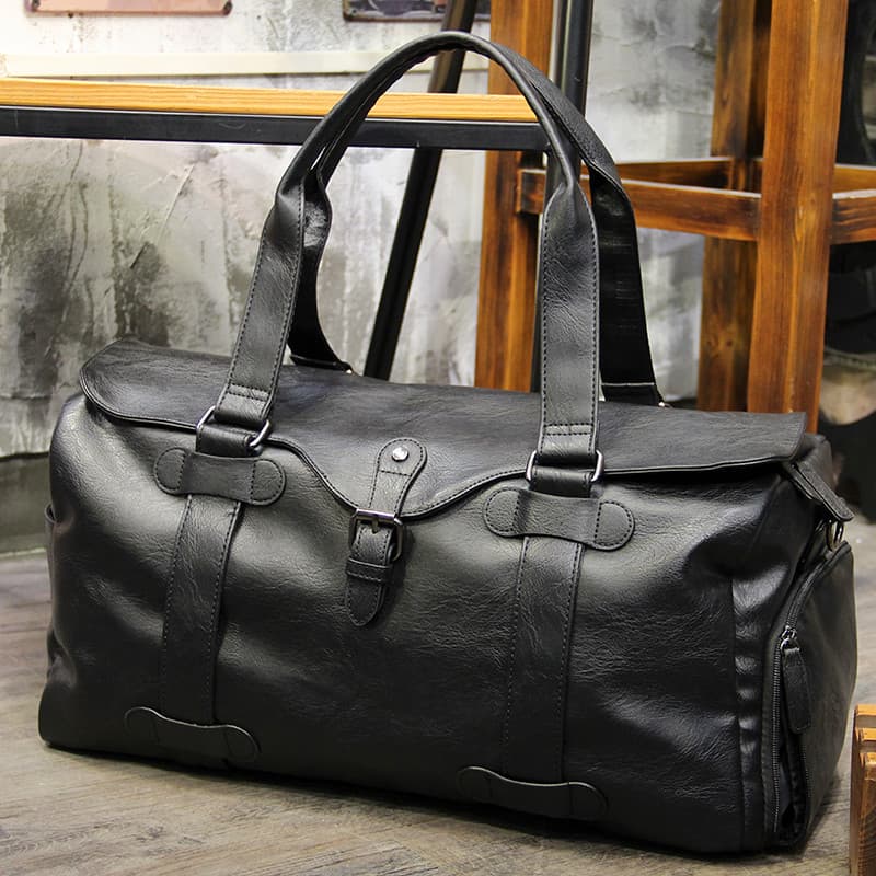 Saco de ginásio masculino moda curta distância seco molhado separação saco de viagem de negócios saco de embarque na mod