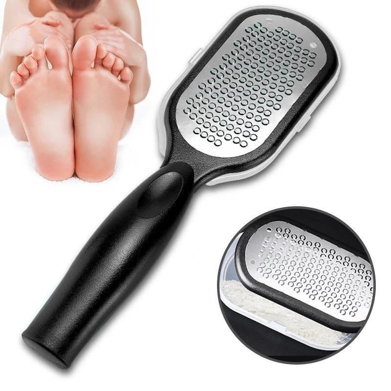 Stainless Steel Foot Pedicure Callus Remove Scrasper Rasp Portable Colossal Grater Scrubber Pro For Wet/Dry YKT HKEV*-&-