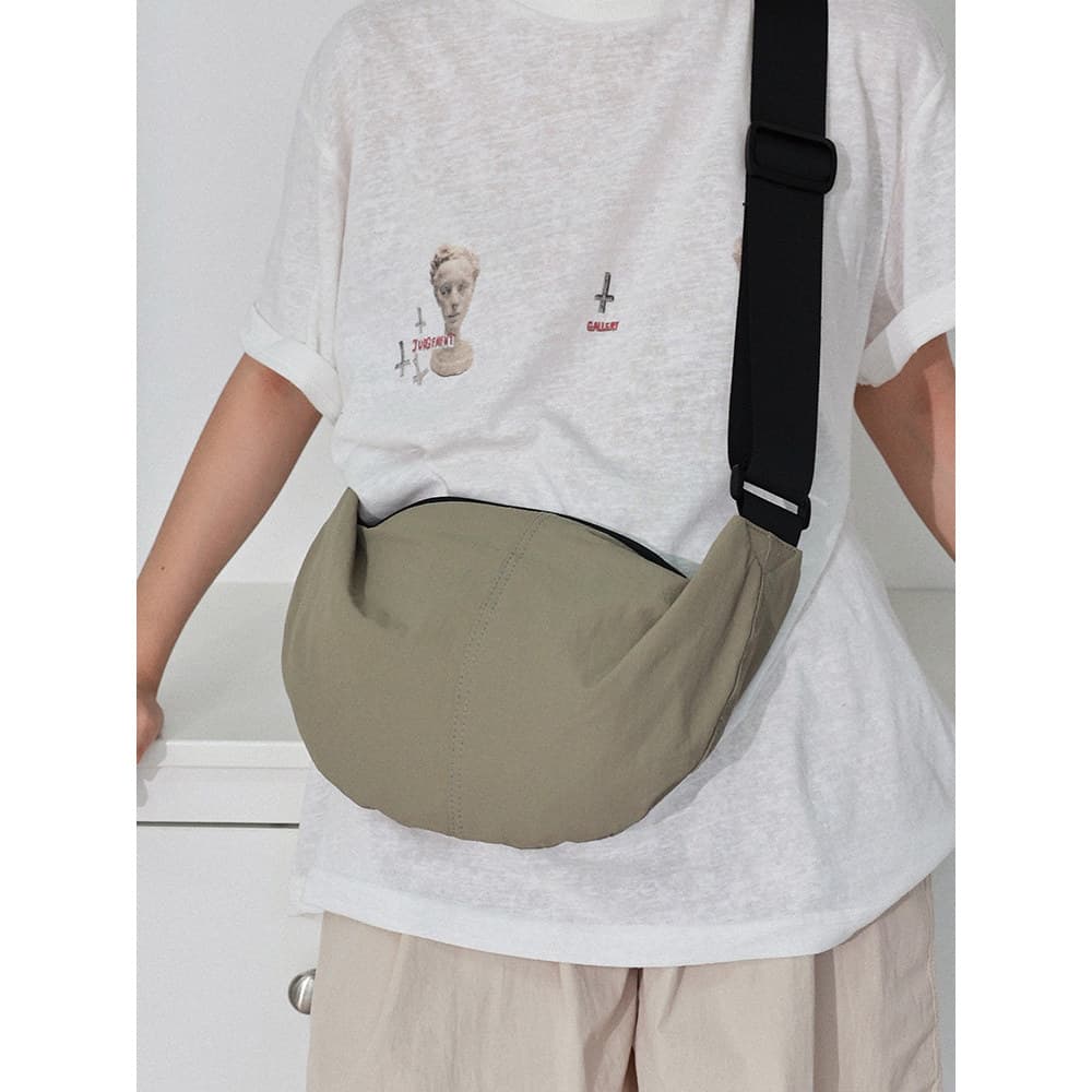 Fanhua Whisper Novo Estilo Trendy Cool Fashion Sports Messenger Bag Alça de Ombro Larga Casual All-Match Bolsa de Ombro