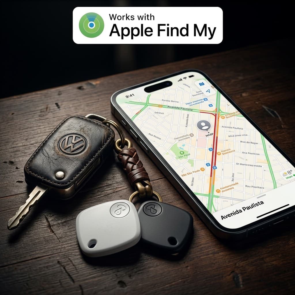 Tag Rastreadora Para Malas Viagem Localizador GPS Aeroporto Segurança Apple Buscar Find My iPhone iOS Anti-perda
