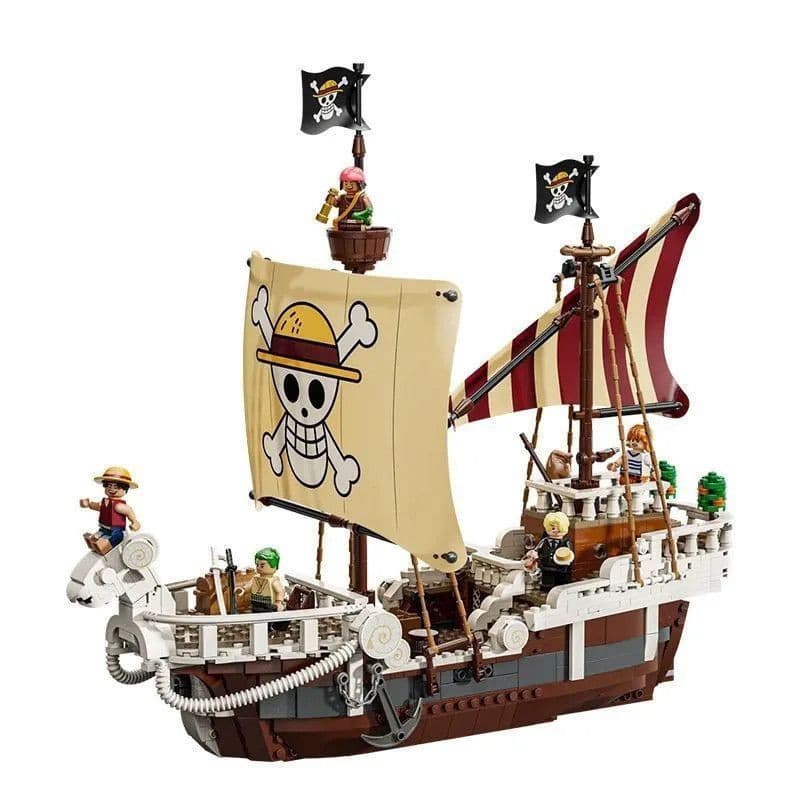 1376 PCS One Piece Compatível Lego 75639 Forward Merry Boy Blocos de Construção Montagem de Brinquedo Presente