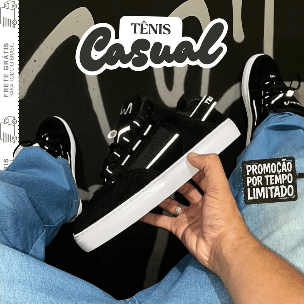 Tênis Tesla Masculino e Feminino Skate Confortável Suede 34 a 43 - Envio Rápido