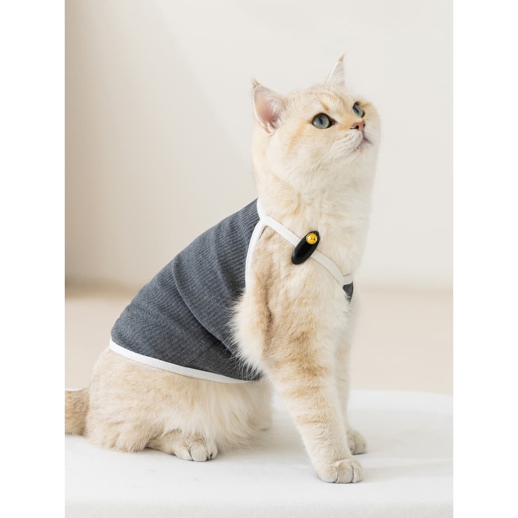 Roupas de gato anti-derramamento gatinho colete verão colete saia gato sem pêlos anti-frio animal de estimação alemão ga