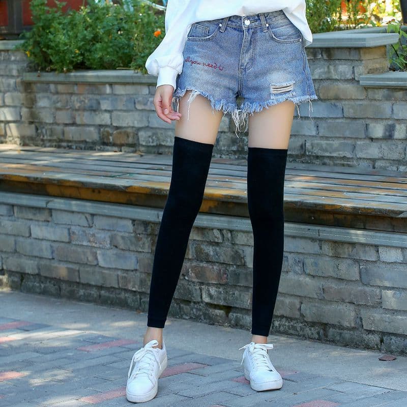 Crianças meias primavera outono meninas acima do joelho meias de algodão Leggings meninos meias esportivas joelheiras