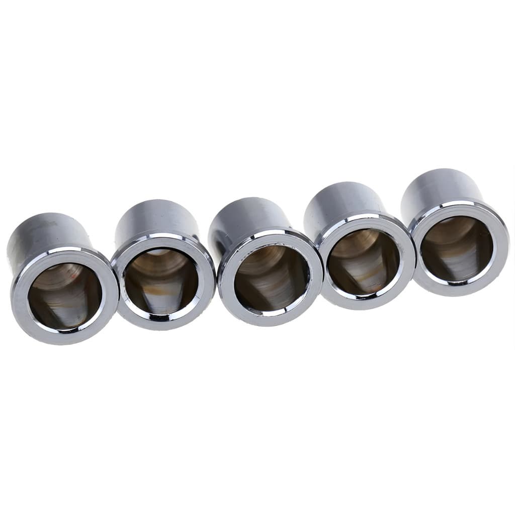 Kit Com 06 Buchas Ferrules String Through Body Para Contra Baixo 5 Cordas