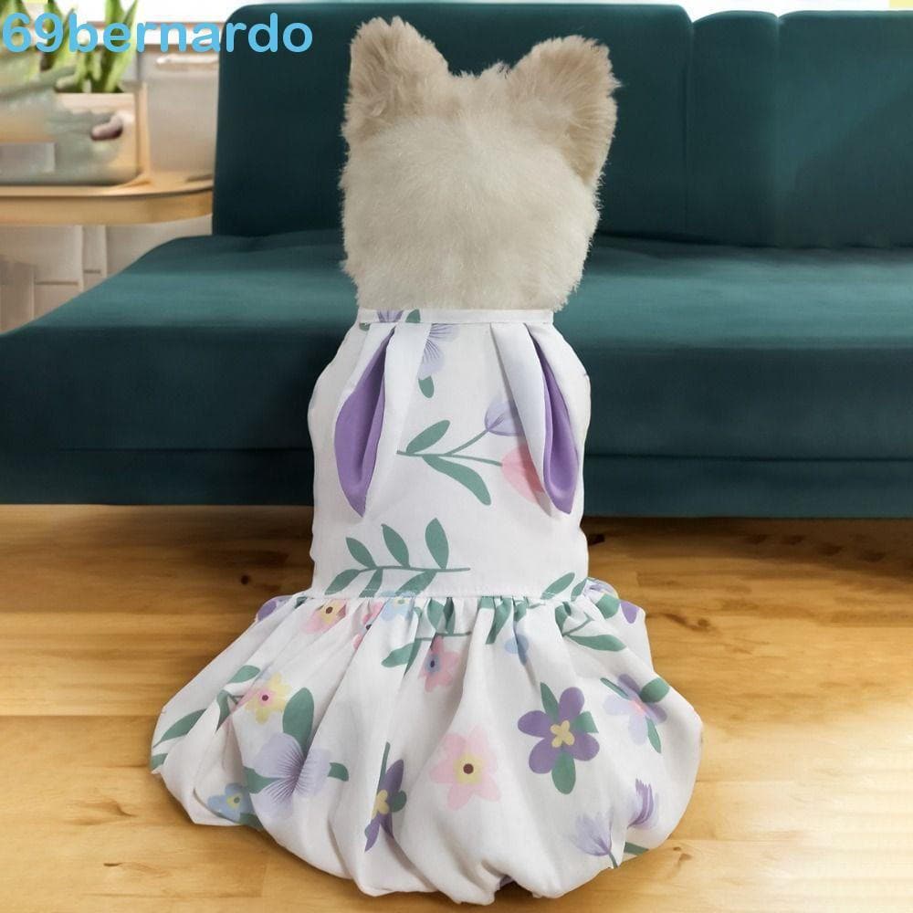 Saia De Princesa Para Animais De Estimação BERNARDO , Lavável Com Orelhas De Coelho De Desenho Animado , Vestido Confort