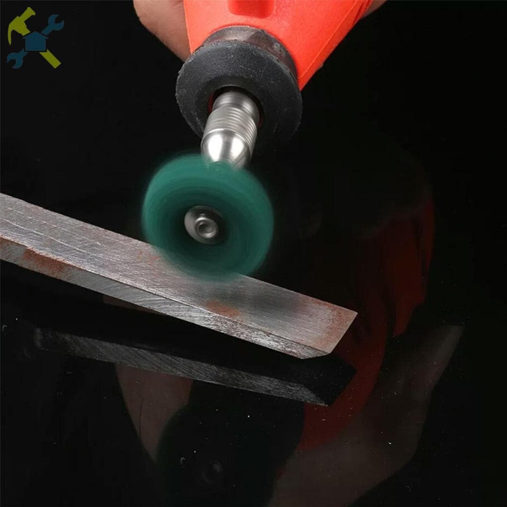 80 Unidades De Roda Abrasiva 1 Polegada 25 Mm Conjunto De Mistura De Rebolo De Polimento Haste De 3 120 180 320 400 Grit