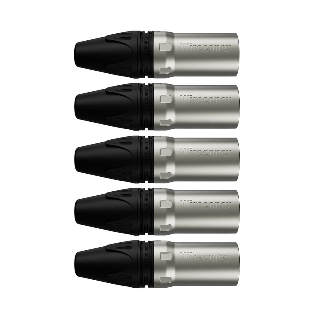 Conector Xlr Macho Wc 1013 Cabo Wireconex 05 Unidades