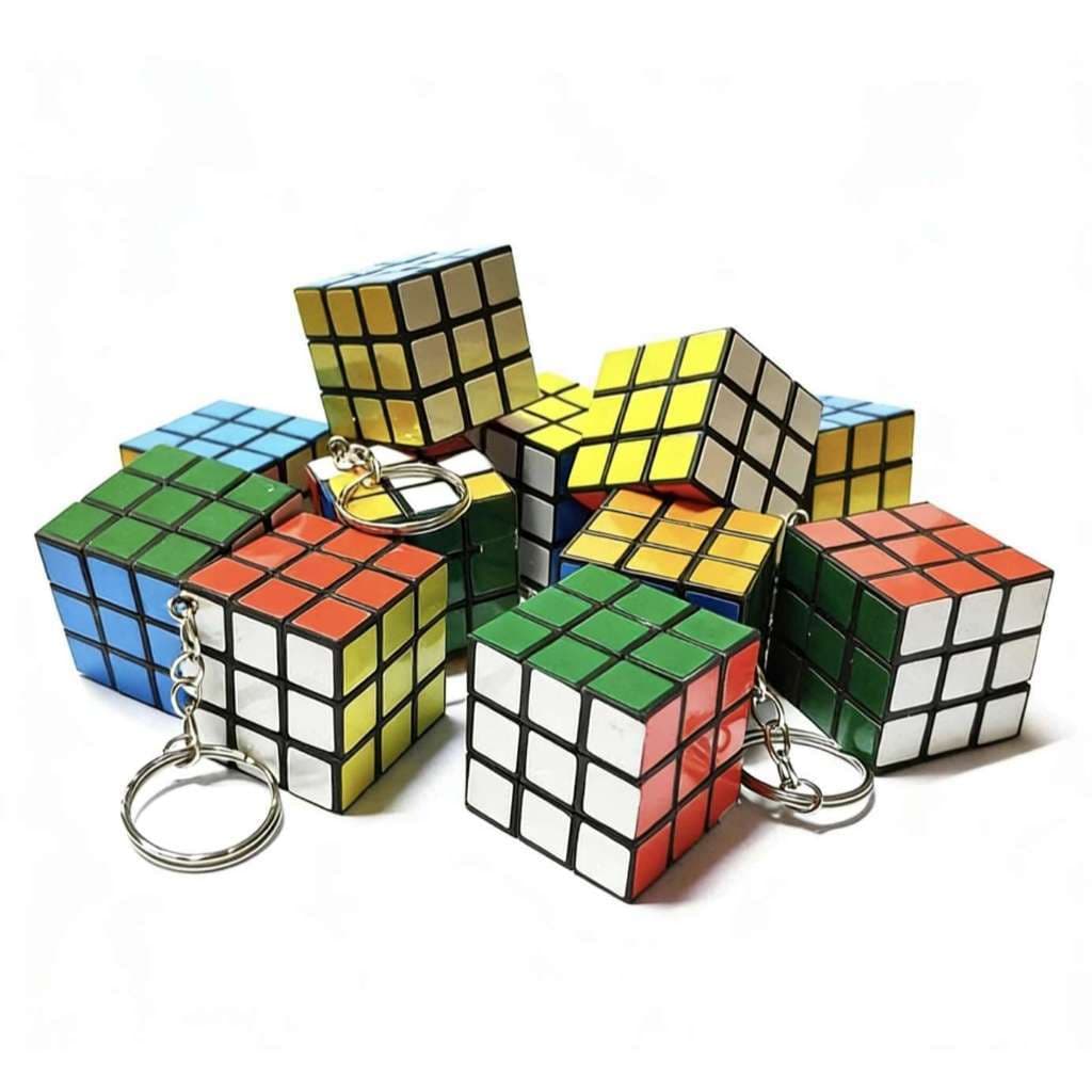 【Kit 6 12  24Chaveiro 】 Kit 12 Chaveiro MINI Cubo Magico 3cm Para Lembrancinha festa brinde