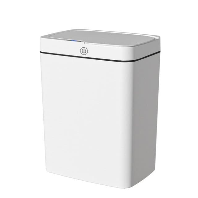 Lixeira Inteligente 14 Litros com Sensor e Botão Touch de Abertura Retangular Automatica