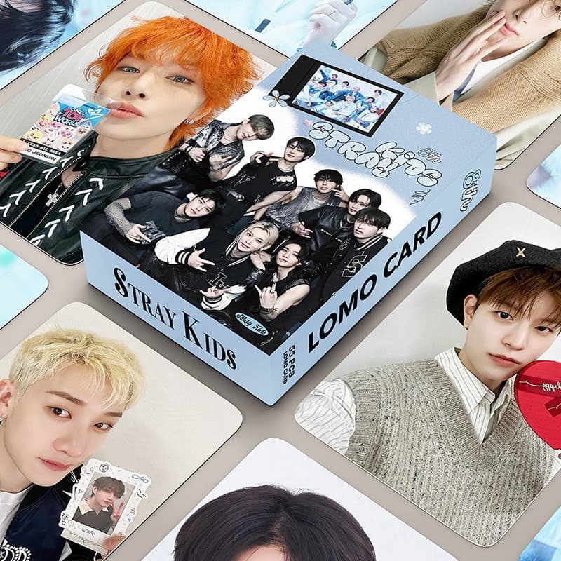 55pcs/box Stray Kids Photocards DO IT KARMA Ceremonia Comemorar Álbum KPOP LOMO Cartão De Coleção