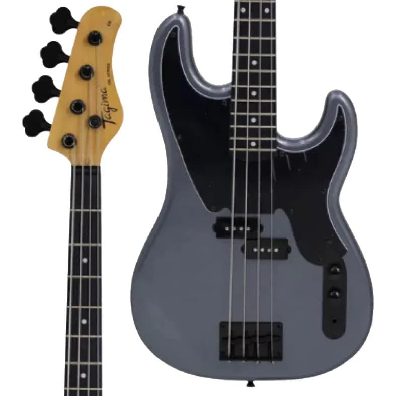Contra Baixo Tagima TW Series TW-66 (DF-BK) MDSV Metallic Deep Silver Precision