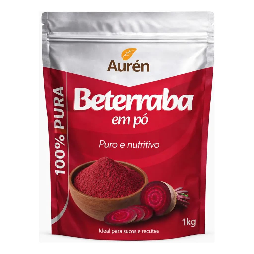 Kit 200gramas Beterraba 200 Gramas Pó De Uva Natural Pura