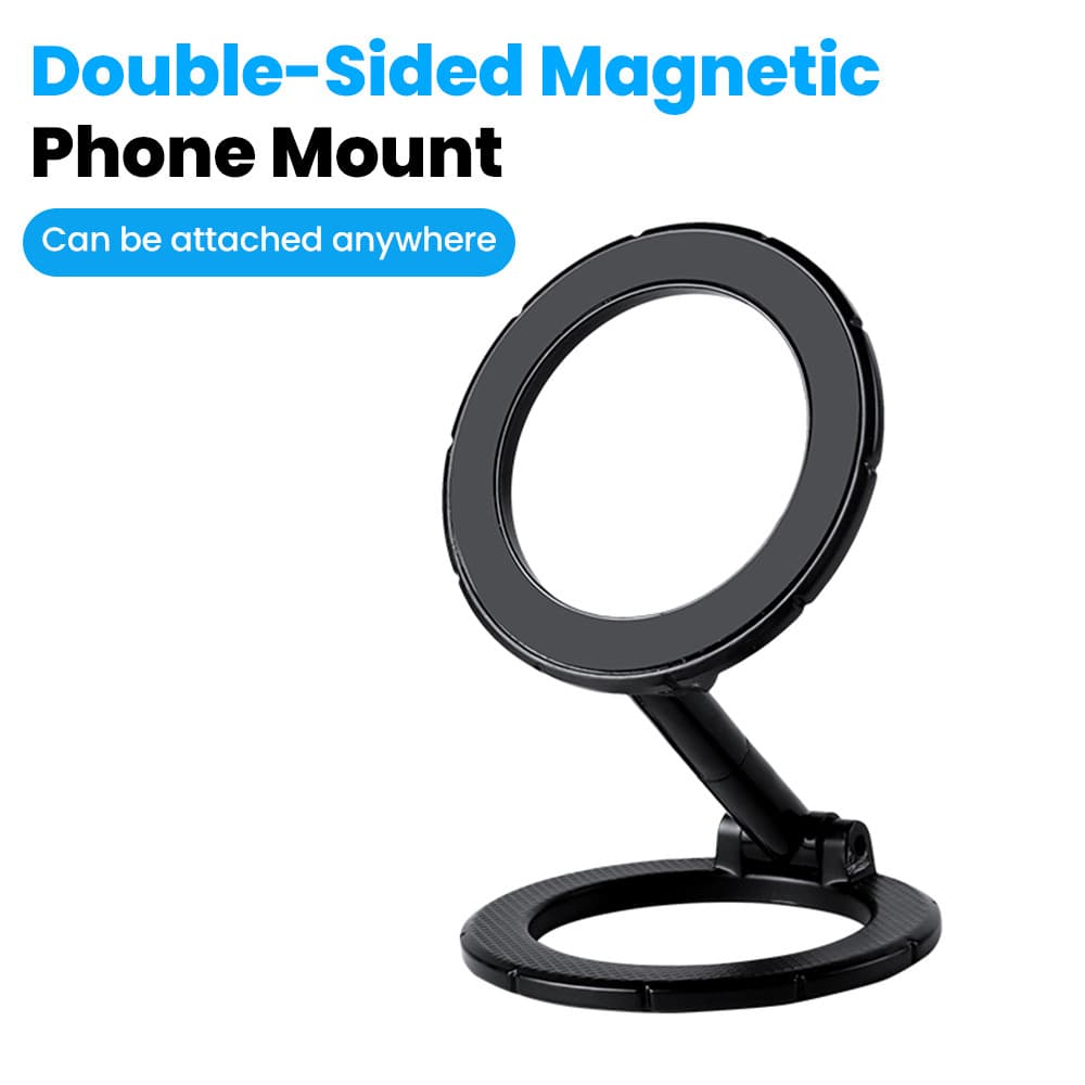 Suporte Magnético Ajustável Dupla Face Para Telefone 360 ° Rotação Dobrável Portátil Desktop Moblie Montar Universal Do