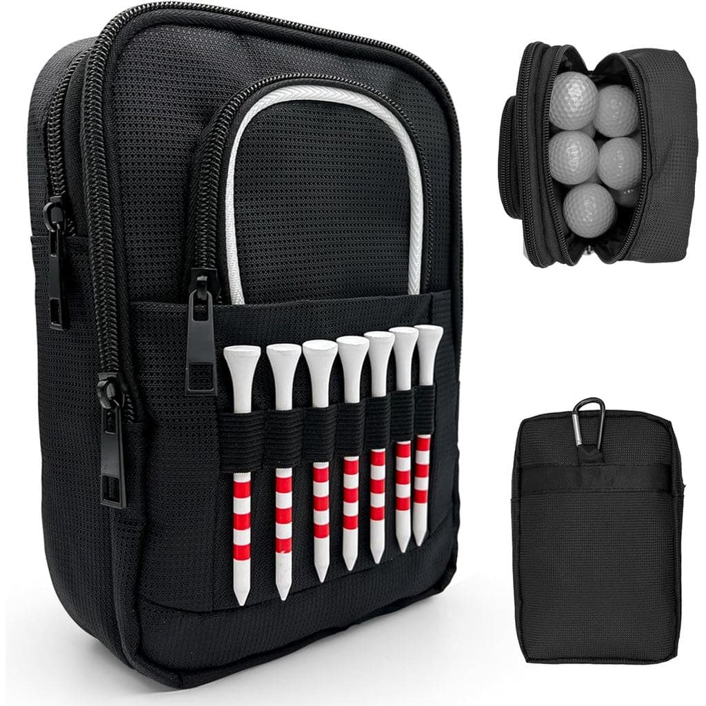 Bolsa para Itens Valiosos de Golfe, Bolsa para Bolas de Golfe, Organizador Portátil Golfistas, Bolsa Grande para Ac