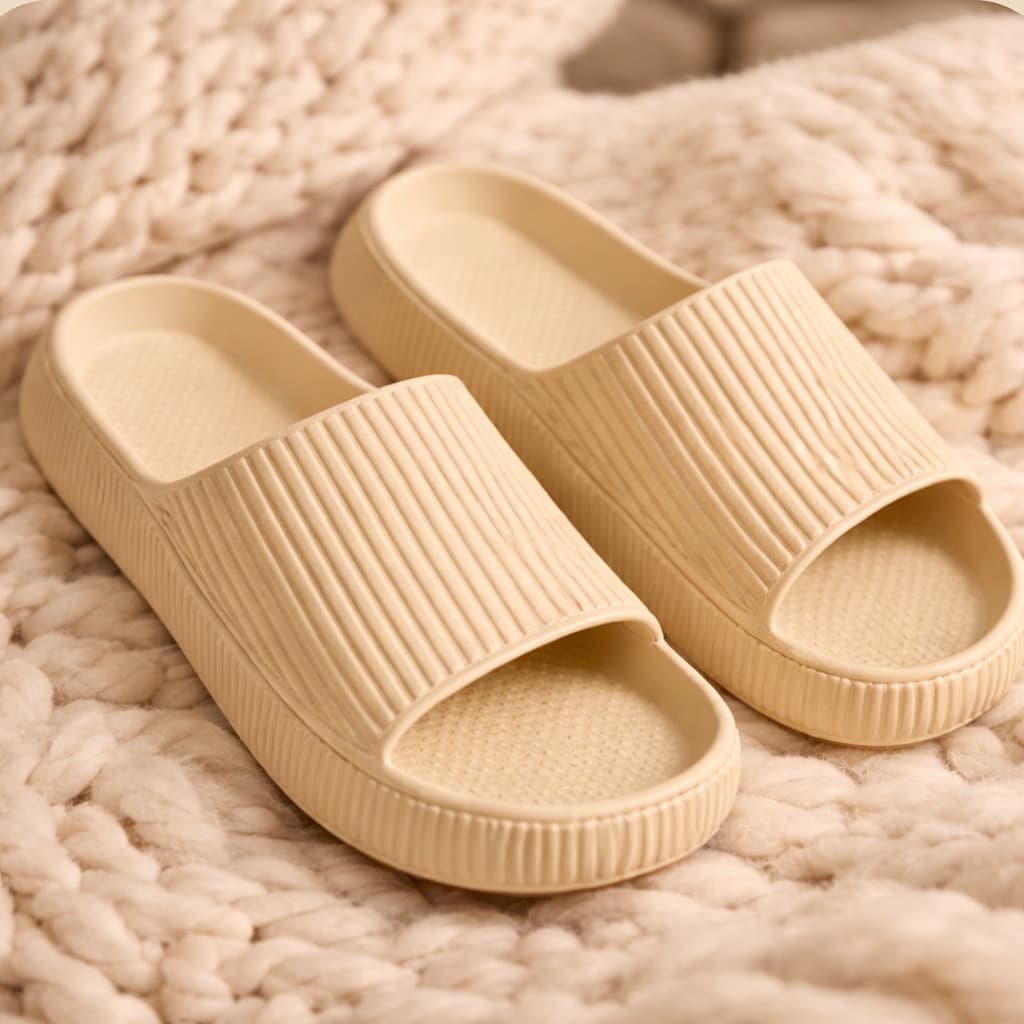 Chinelo Slide Feminino Confortável Macio Versátil Leve Antiderrapante Passeios Fácil Limpeza