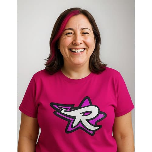 Camiseta Rosa Adulto Emilly Vick Emily Emili 100% Algodão