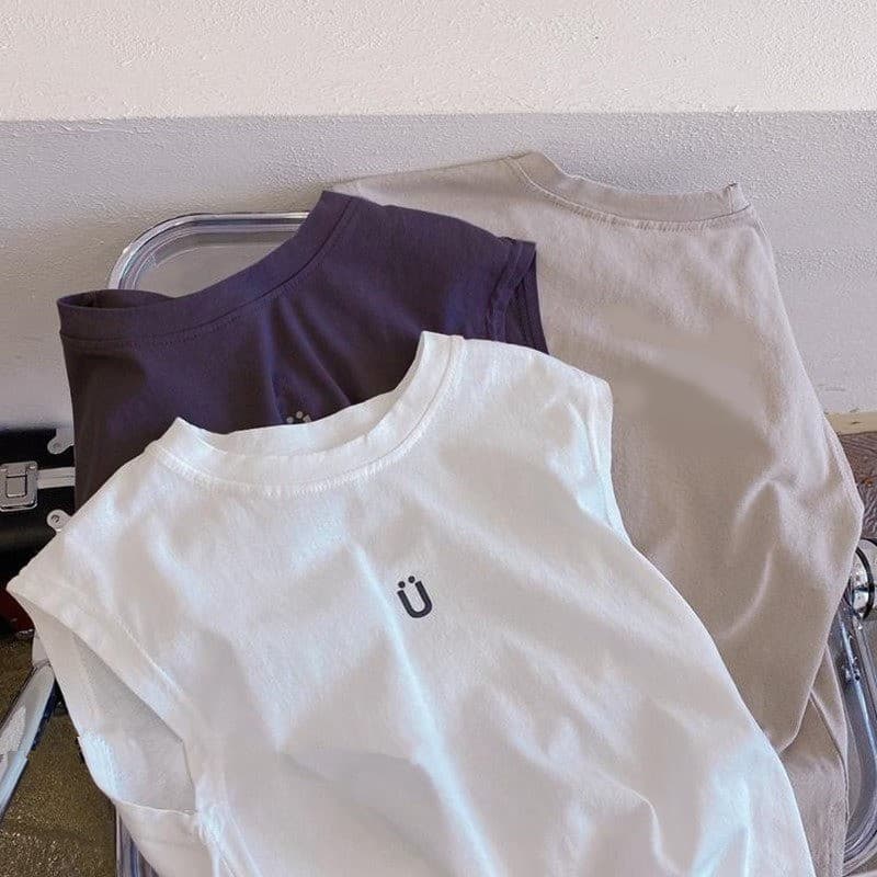Meninos camiseta de manga curta 2026 novo estilo colete de manga colete crianças verão estilo fino menino bebê sem manga