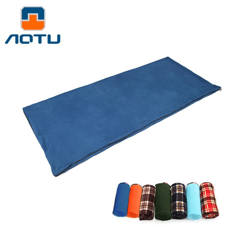 Bump Amazon Saco de dormir de lã adulto de venda quente Saco de dormir de lã para acampamento ao ar livre AT6109 Saco de