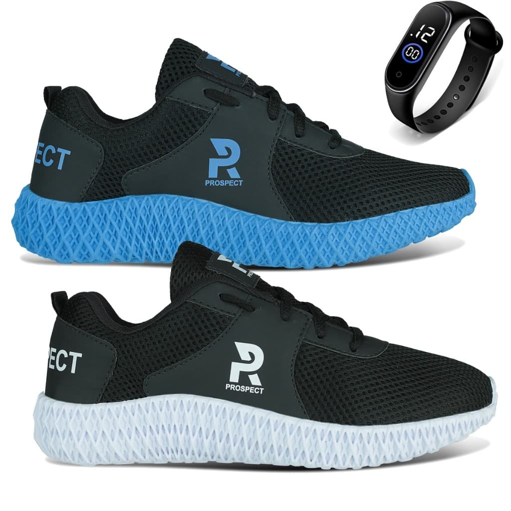 Kit 2 Tênis Masculino Prospect Fly Casual Esportivo Lançamento + Relógio