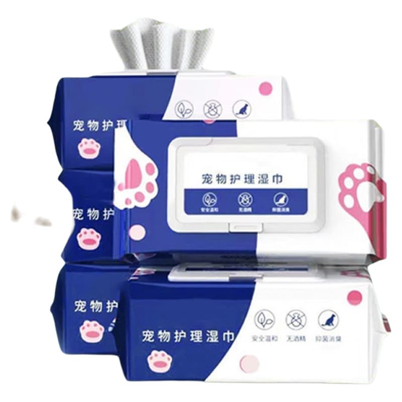 Toalhetes para animais de estimação, gatos, cães, esterilização, desodorização, lenços umedecidos especiais, sem enxágue