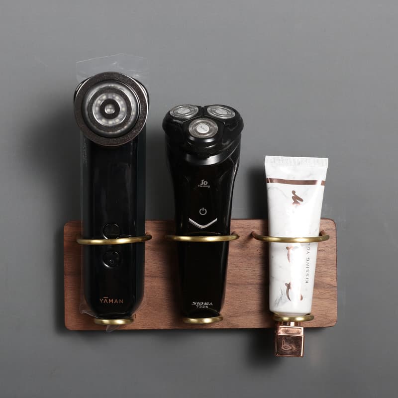Suporte de navalha elétrica cabide de barbear dispositivo de lavagem facial titular dispositivo de beleza rack de armaze