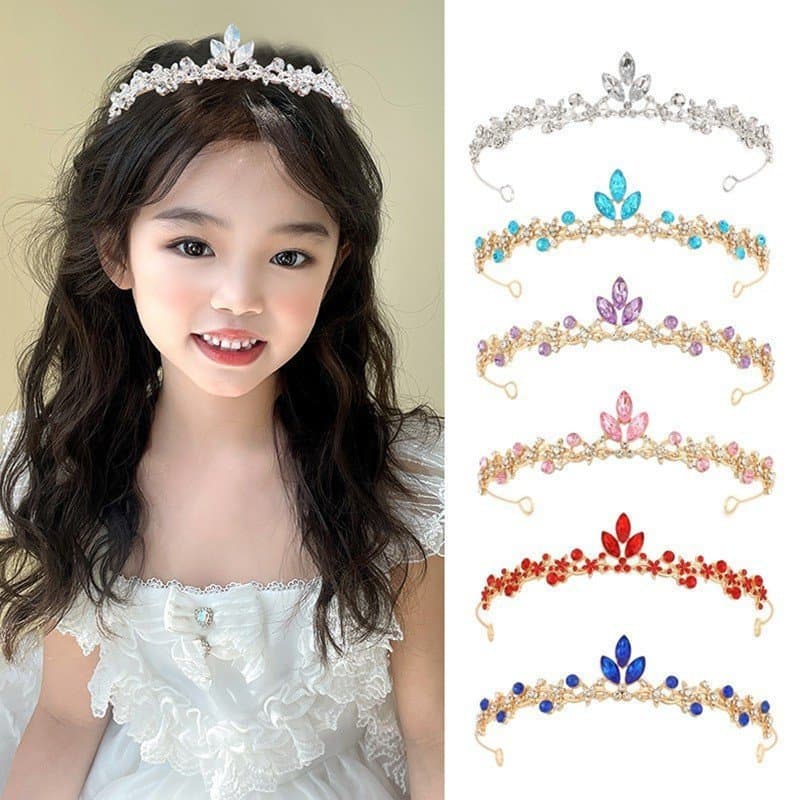 Doce Coroa De Cristal Pulseira De Cabelo Nupcial Casamento Fotografia Estúdio Barroco Headpiece Folha Princesa Menina Pe