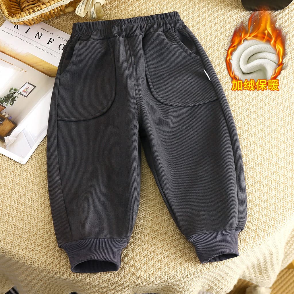 Crianças crianças inverno velo-calças de lã novo estilo engrossado quente meninas calças compridas calças esportivas cri