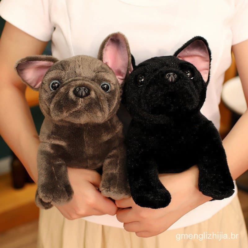 Simulação De Desenho Animado bulldog Brinquedo De Pelúcia shar pei