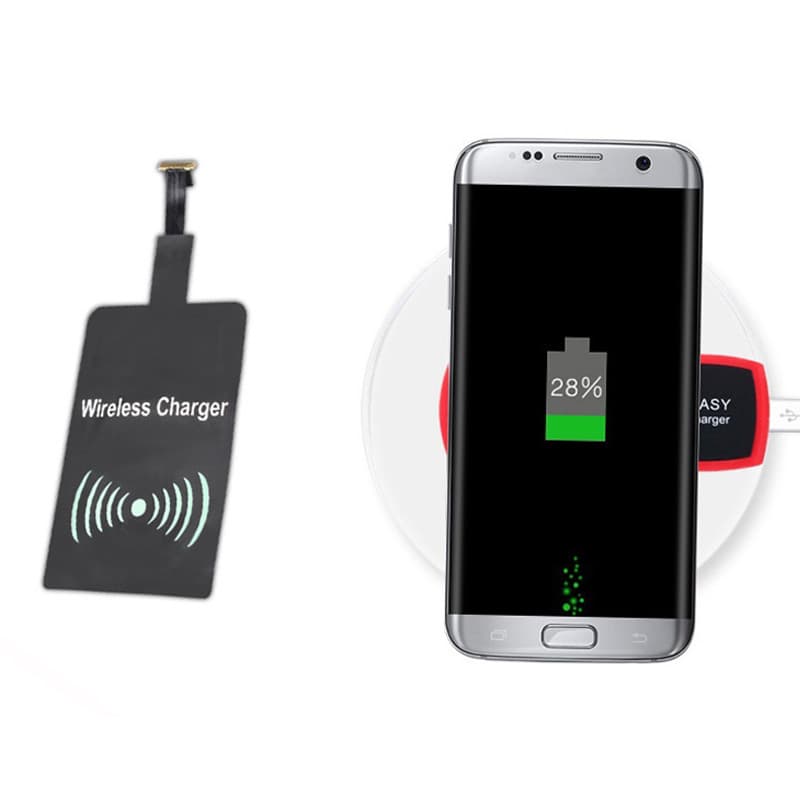 Qi Kit De Carregamento Sem Fio Transmissor Carregador Adaptador Receptor Almofada Bobina Micro USB Para IPhone Xiaomi Hu