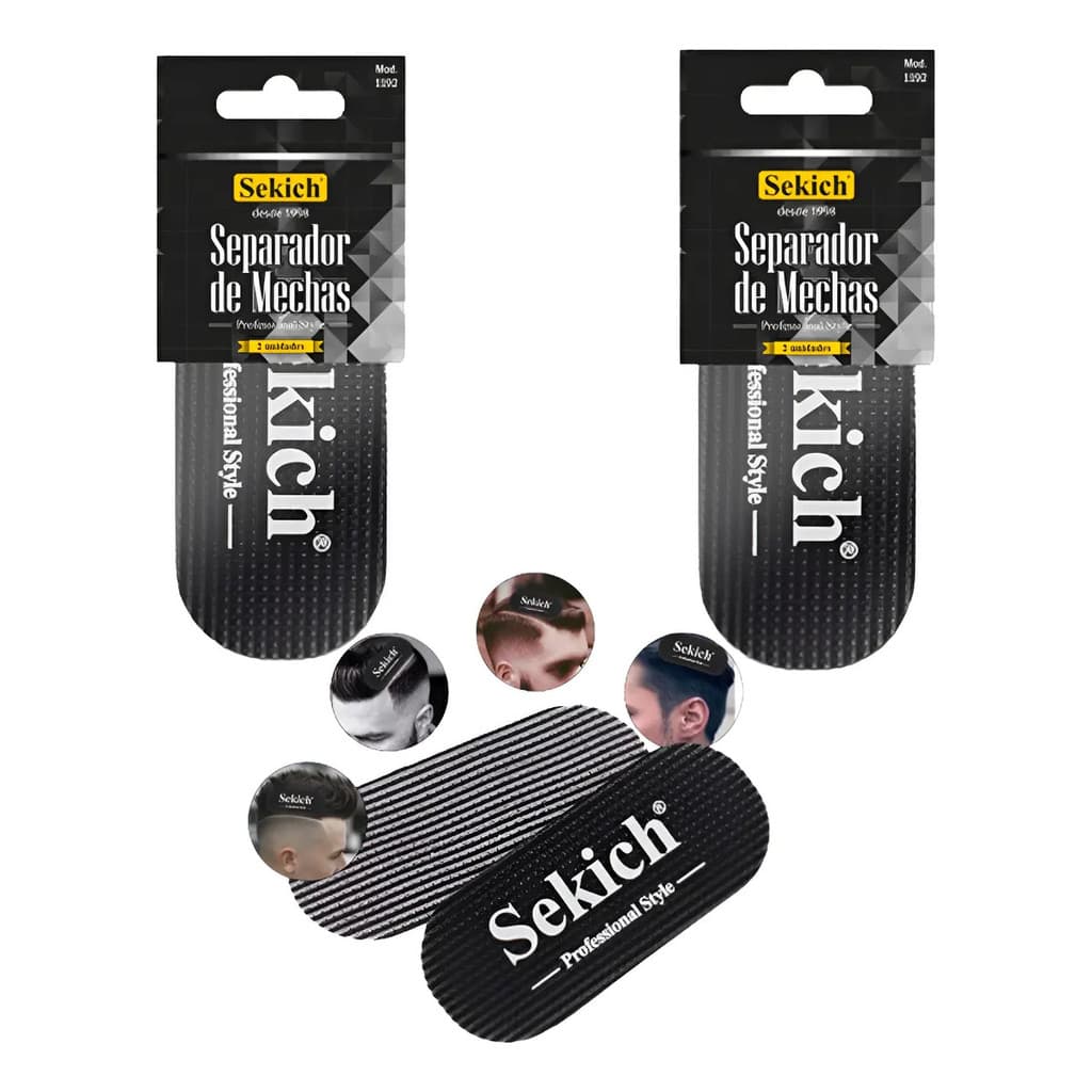 Kit 2 Separador De Mechas Profissional Sekich