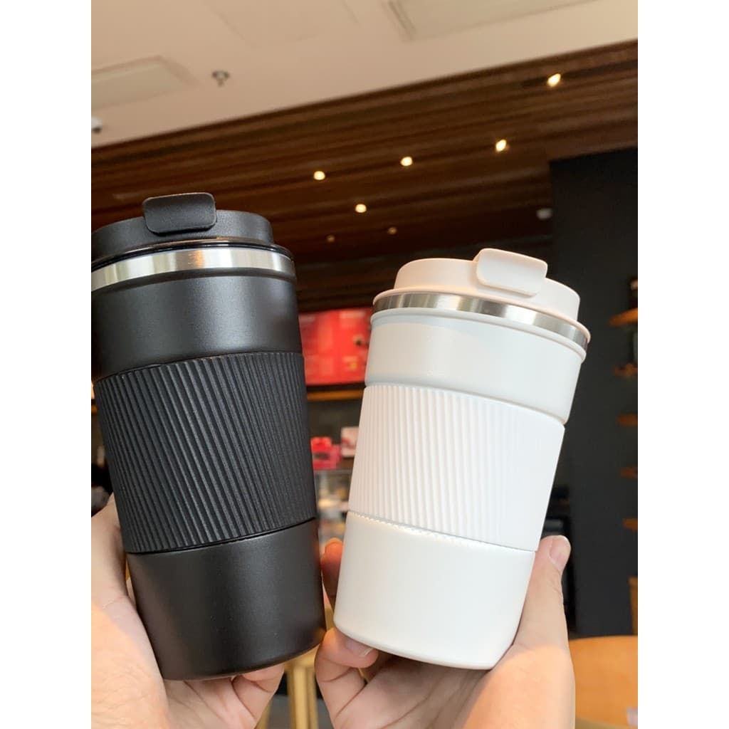 Copo térmico de café high-End requintado portátil Takeaway copo de água masculino feminino caso de couro de alto valor x