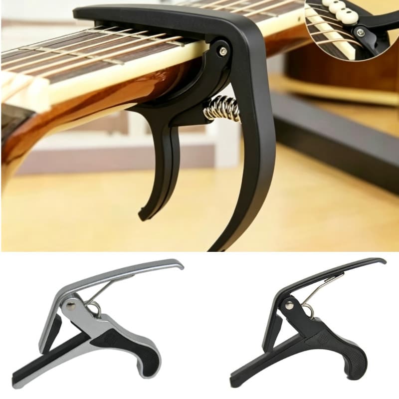 Capo Premium Para Guitarra E Ukulele  , Ferramenta De Ajuste Rápido Ideia De Presente De Músi