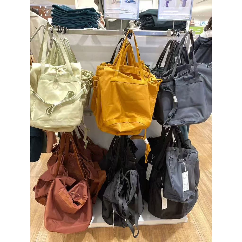 Roupas japonesas masculinas e femininas!Bolsa mensageiro simples bolsa de ombro multifuncional com cordão cesta de veget