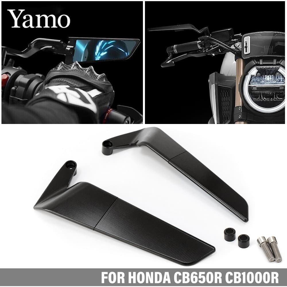 Para Honda CB150R CB125R CB250R CB300R CB650R CB1000R CB650F Modificado Asa Fixa Espelho Retrovisor CB150R CB750 CB400F