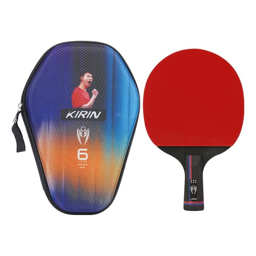 Raquete Profissional 6 Estrela Classineta Loki K6 Tênis Mesa